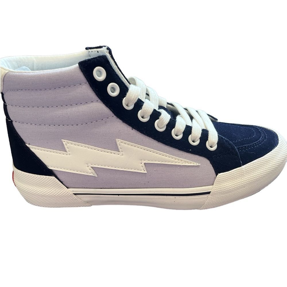 NEW REVENGE X STORM high top sneaker Lilac Dark Navy color way Size 5 #46